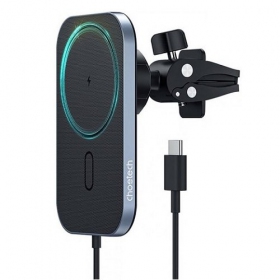 CHOETECH autotelefoonhouder met draadloos opladen, 15W - (MagSafe)