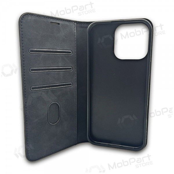Samsung Galaxy A16 hoesje - Smart Suede (zwart)