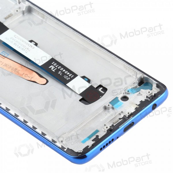 Xiaomi Poco X3 / X3 NFC scherm (blauw) (met een frame) (service pack) (origineel)