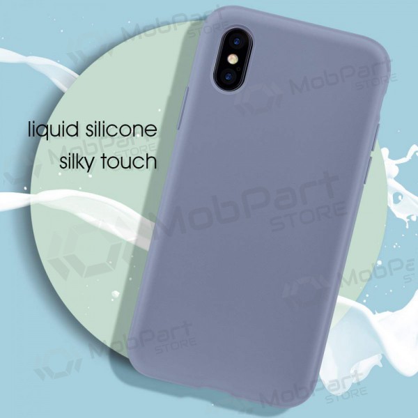 Apple iPhone 11 Pro hoesje - Liquid Silicone - 2.0mm (lavendelgrijs)
