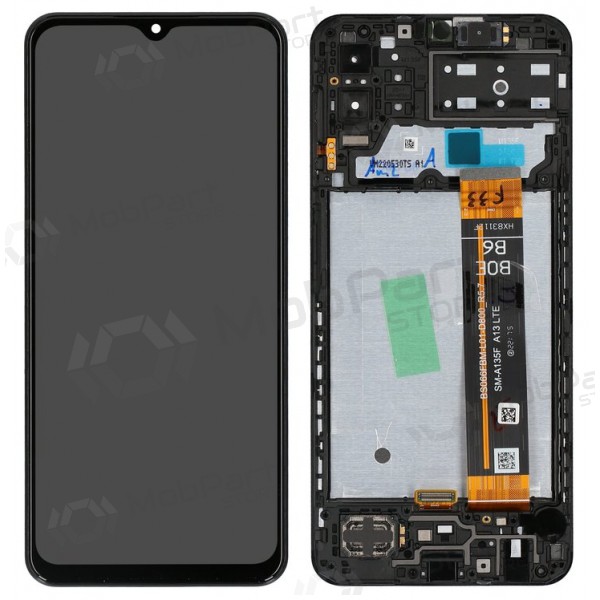 Samsung Galaxy M13 4G scherm (zwart) (met frame) (Premium)