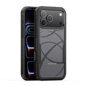 Apple iPhone 17 Pro Max, 18 Pro Max hoesje - Dux Ducis Shld zwart (Rhythm Pattern)