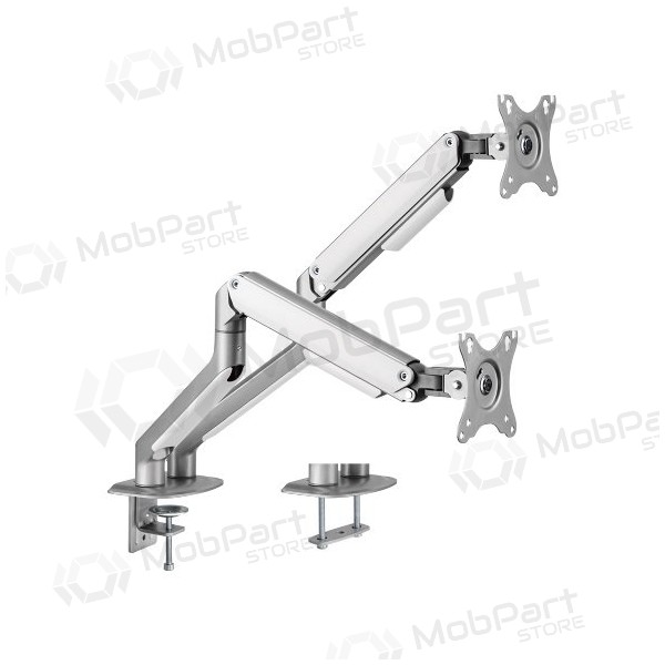 Dubbele monitorarm met gasveer voor 17-32 inch monitoren