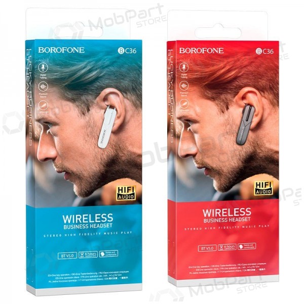 Draadloze handsfree Borofone BC36 Wit