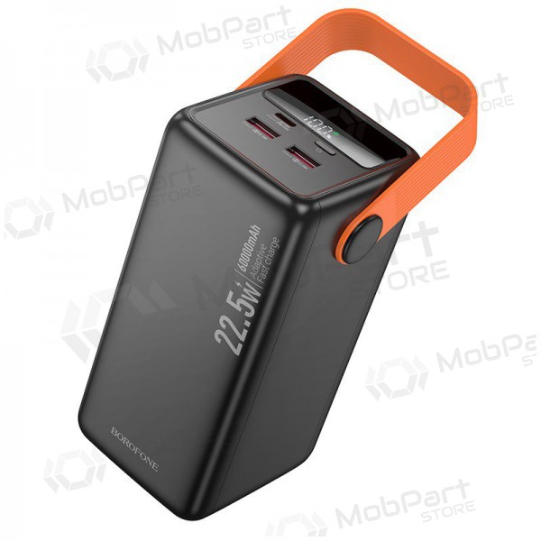 Externe batterij Power Bank Borofone BJ66B 22.5W+PD20W 60000mAh zwart