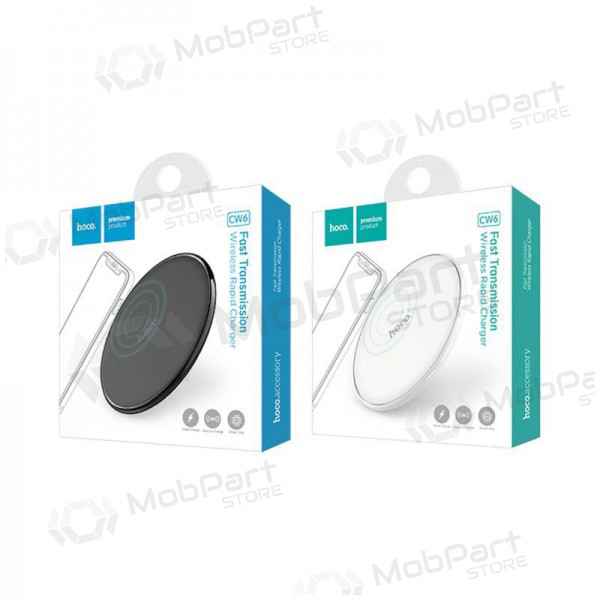 Lader draadloze Hoco CW6 (5W) (wit)