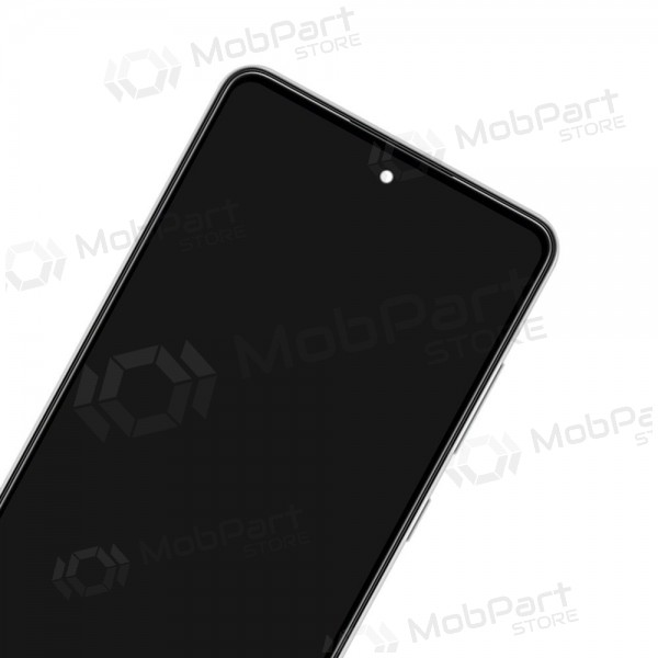 Samsung Galaxy A72 scherm (zwart) (met frame) (origineel)