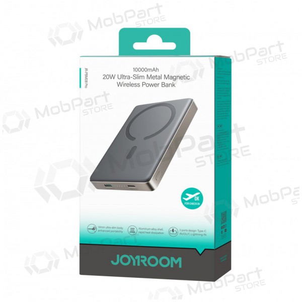 Externe batterij Power Bank Joyroom JR-PBM08 Pro 20W Magnetic Wireless 10000mAh Natural Titanium