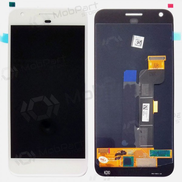 Google Pixel XL scherm - baltas - service pack - originalus
