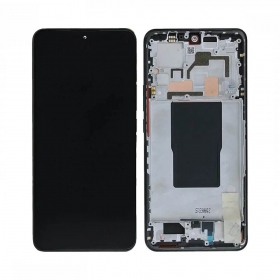 Xiaomi 12T, 12T Pro scherm (zwart) (met frame) (origineel)
