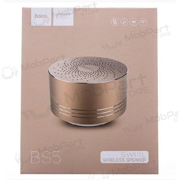 Bluetooth draagbare luidspreker HOCO BS5 (MicroSD, handsfree, AUX,FM) (gouden)