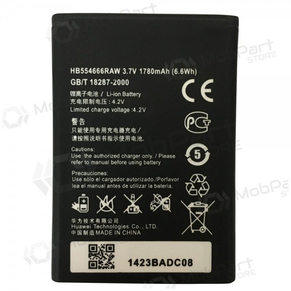 Huawei E5375, EC5377, E5373, E5356, E5351, E5330, EC5377U-872 modem batterij, accu (HB554666RAW)