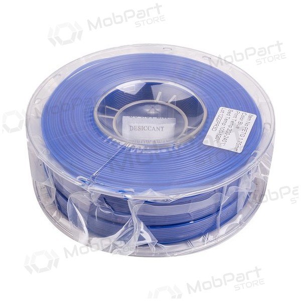 3D-printer filament PETG, 1.75mm, 1kg, blauw