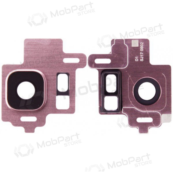 Samsung Galaxy S8 cameraglas (met frame) (roze)