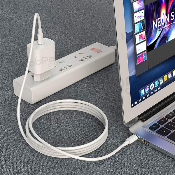 USB-kabel Hoco X51 Type-C - Type-C 20V 5A 100W 1.0m (wit)