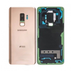 Samsung G965F Galaxy S9 Plus achtercover goud (Sunrise Gold) (gebruikt, grade B, origineel)