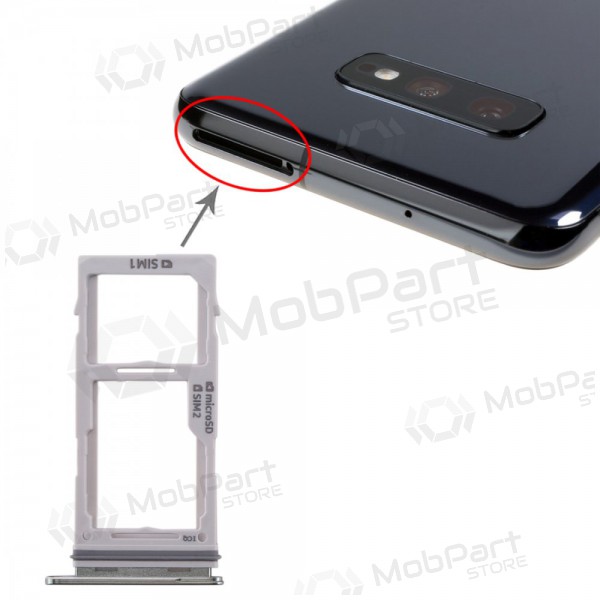 Samsung Galaxy S10e / S10 / S10 Plus DUAL SIM kaarthouder groen (Prism Green)