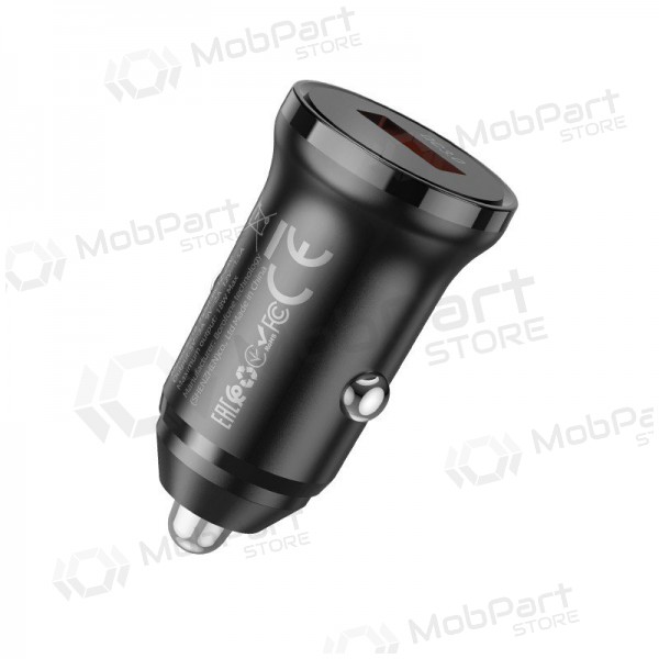 Lader automobilinis Borofone BZ18 Quick Charge 3.0 18W (zwart)