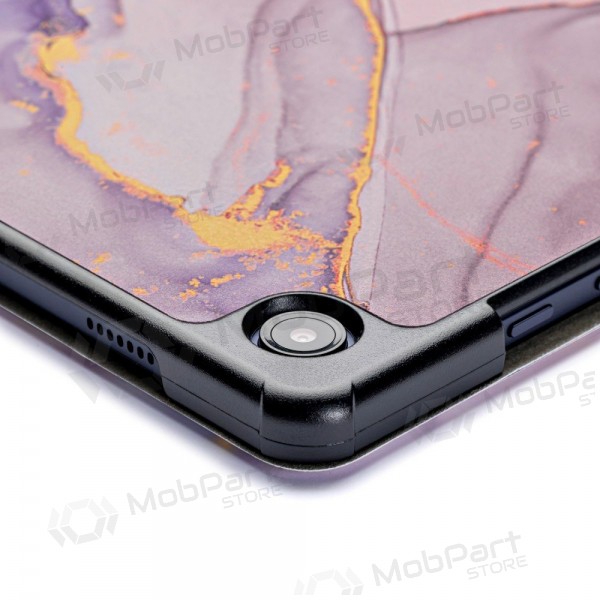 Samsung Galaxy Tab A9+, Tab A11+ hoesje -Smart Leather- (marble)