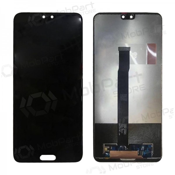 Huawei P20 scherm (zwart) - Premium