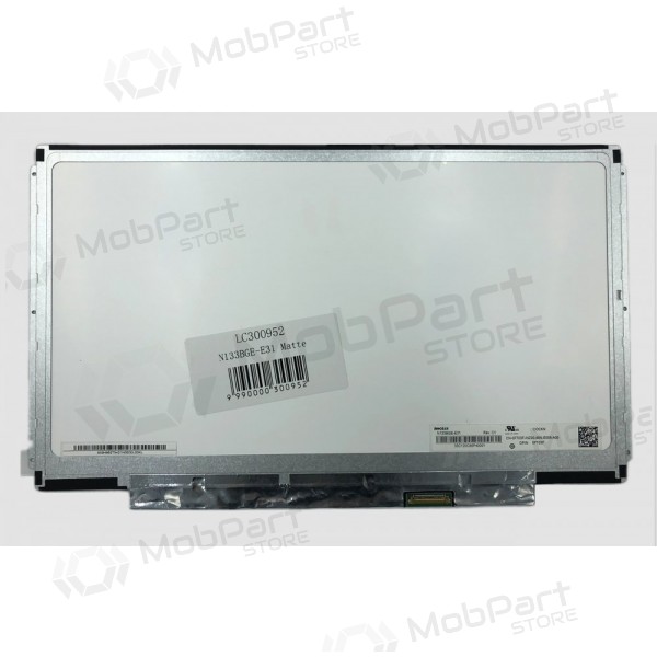 Scherm 13.3 inch 1366x768 HD, LED, Slim, mat, 30-pins (rechts), A+