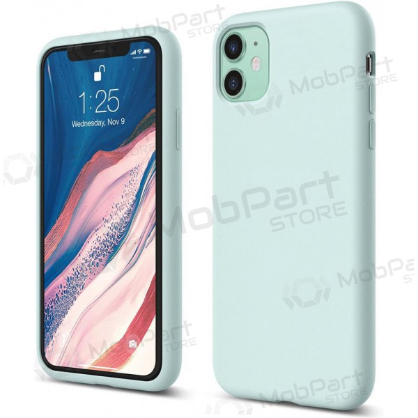 Apple iPhone 16 Pro Max hoesje - Liquid Silicone - 1.5mm (mintgroen)