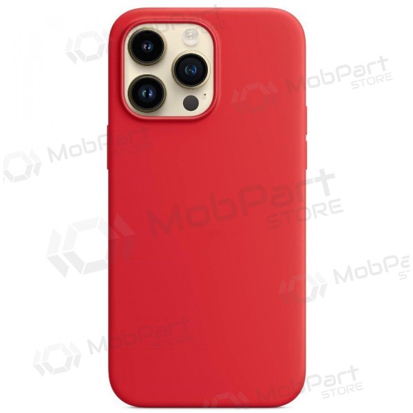 Apple iPhone 15 Pro Max hoesje - Mag Silicone Case (rood)