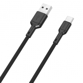 USB-kabel Dudao L9T USB-A naar USB-C 5A 1.0m zwart