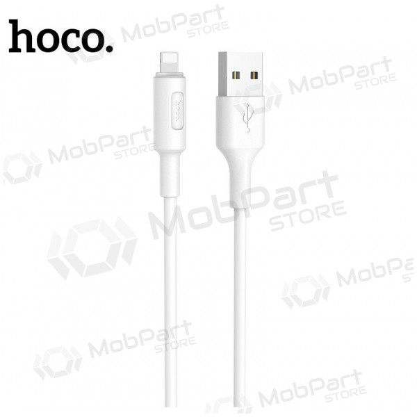 HOCO X25 USB-kabel Lightning 1.0m (wit)