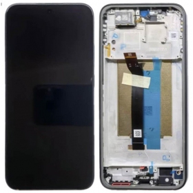 Xiaomi Redmi Note 15 Pro 5G scherm (zwart) (met frame) (origineel)
