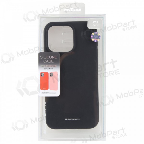 Apple iPhone 13 Pro hoesje Mercury - Silicone Case (zwart)