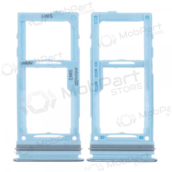 Samsung Galaxy A52 4G / A52 5G / A52S 5G / A72 4G / A72 5G SIM-kaarthouder (blauw) (service pack) (origineel)