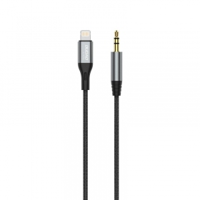 Audiokabel Dudao L11Pro Lightning naar 3.5 mm 1 m zwart