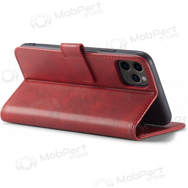 Apple iPhone 16e hoesje - Wallet Case (rood)
