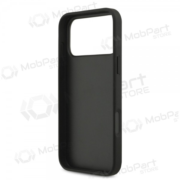 Apple iPhone 17 Pro Max hoesje - Guess PU 4G Metal Logo (grijs)