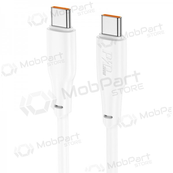 USB-C kabel Hoco X93 USB-C naar USB-C 1 m 100 W wit