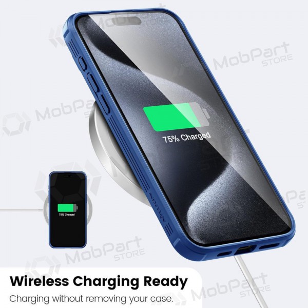 Apple iPhone 14 hoesje Nillkin CamShield Pro (blauw)