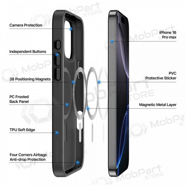 Apple iPhone 16 Pro Max hoesje - Dux Ducis Yind (zwart)