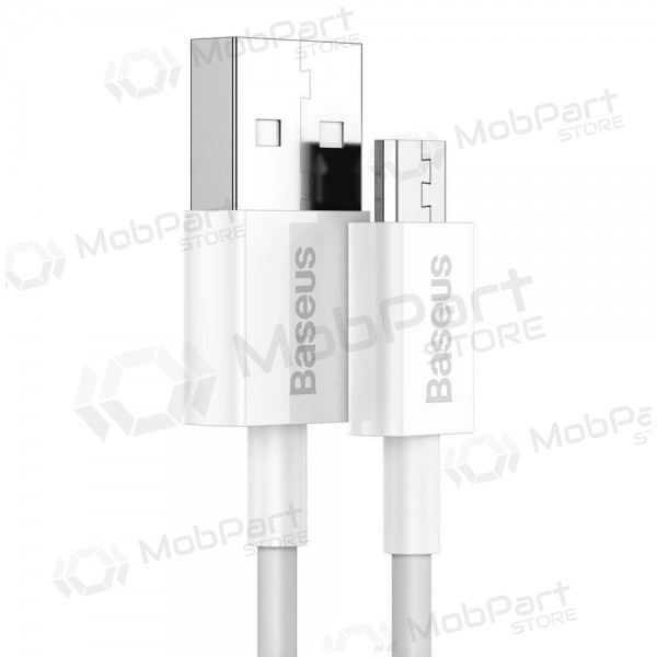USB-kabel Baseus Superior microUSB 2A 2.0m (wit) CAMYS-A02