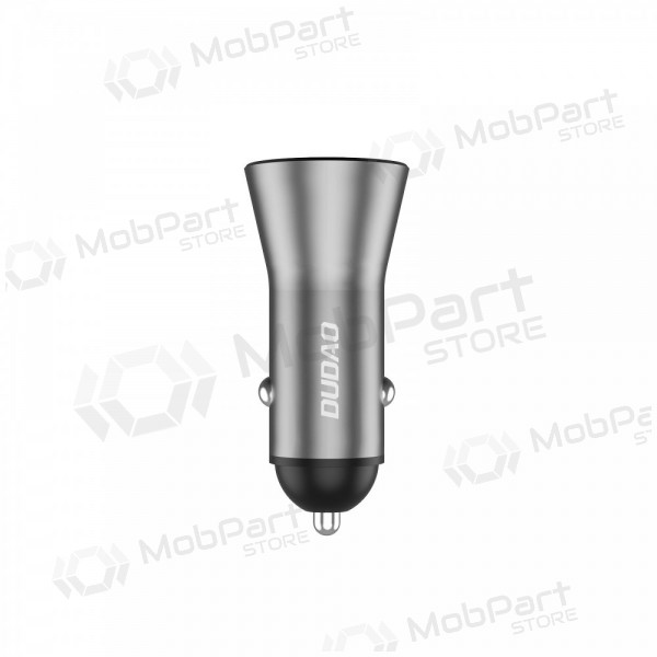 Autotelefoonoplader Dudao R4Max 55 W USB-C + USB-A grijs