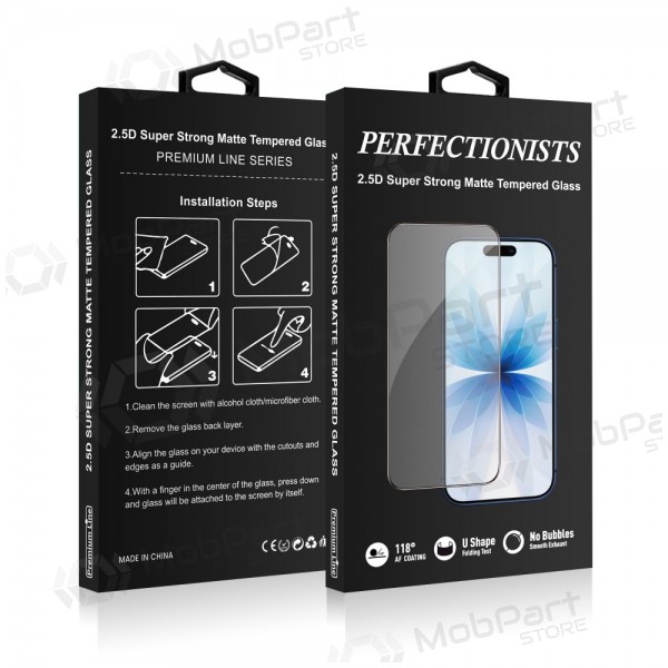 Apple iPhone 14 Pro Max schermbeschermer - Perfectionists 2.5D Super Strong Matte