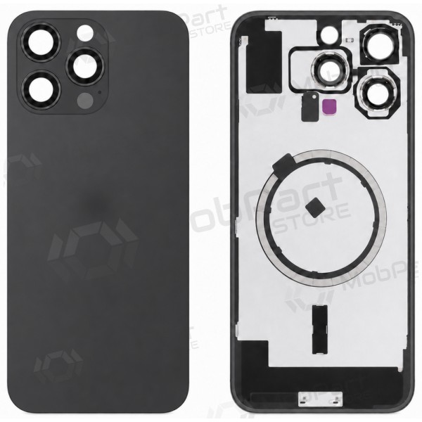Apple iPhone 16 Pro Max achterkant (zwart) (Premium)