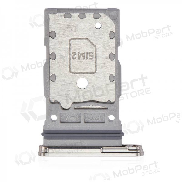 Samsung Galaxy S23 / S23 Plus Dual SIM simkaarthouder (Crème) (service pack) (origineel)