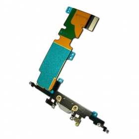 Apple iPhone 8 Plus oplaadpoort en microfoon connector wit (lichtgrijs)