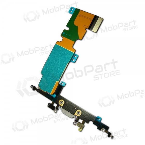 Apple iPhone 8 Plus oplaadpoort en microfoon connector wit (lichtgrijs)