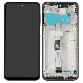 Xiaomi Redmi Note 9 Pro / Note 9S scherm (grijs) (met frame) (Premium)