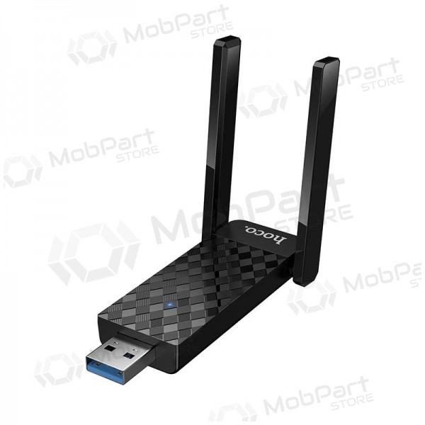 USB Wi-Fi-adapter Hoco HI34 USB 3.0 Wi-Fi 6 zwart