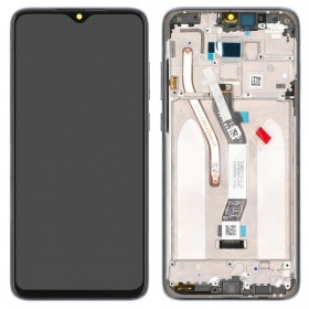 Xiaomi Redmi Note 8 Pro scherm (grijs) (met frame) (Premium)