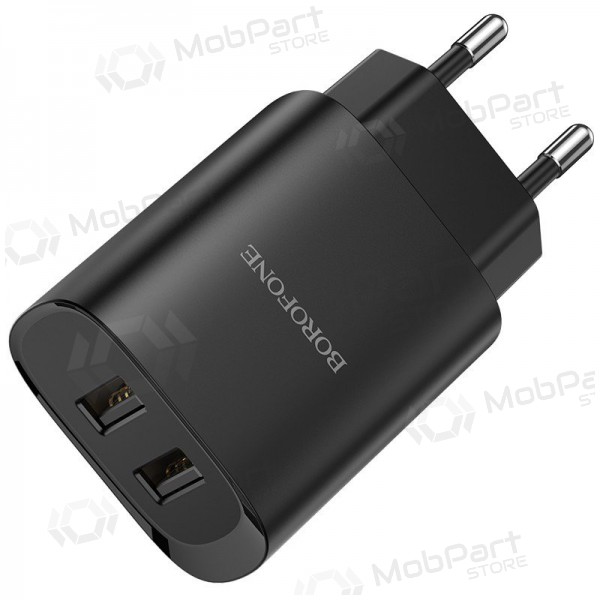Lader Borofone BN2 2xUSB 2.1A (zwart)