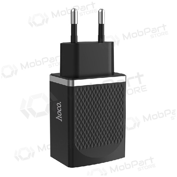 Lader HOCO C42A Vast power QC3.0 USB 18W (3.6V-6.5V/3A, 6.6V-9V/2A, 9.1V-12V/1.5A) (zwart)